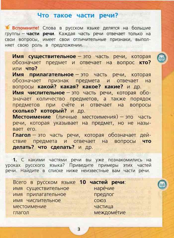 Русский язык 3 класс Учебник Канакина Горецкий часть 2 читать онлайн